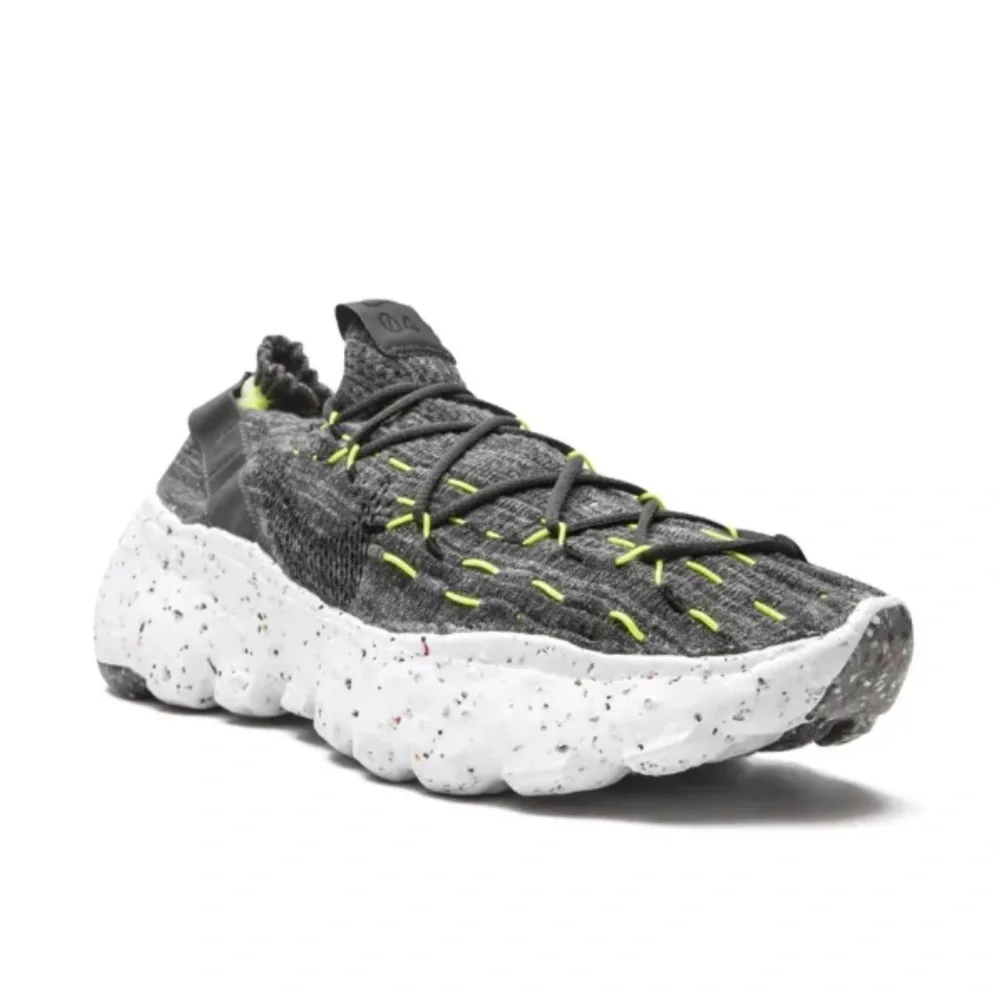 Nike Space Hippie 04 Shoes Mens 9.5 Black Volt Lace Up Running Sneaker